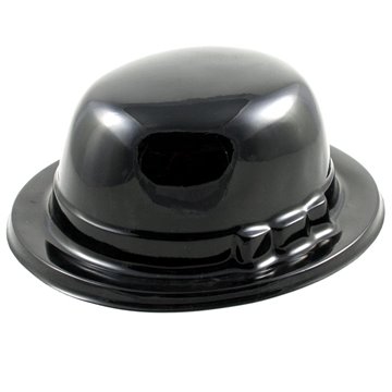 Cappello Bombetta Plastica Nero