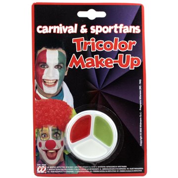 Make-up Tricolore Bianco/rosso/verde 4038i