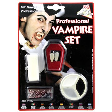 Set Trucco Vampiro C/denti 4100v