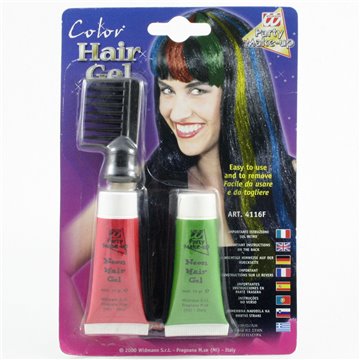 Set Colore Gel Per Capelli C/pettine 4116f