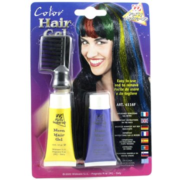 Set Colore Gel Per Capelli C/pettine 4116f