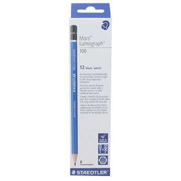 Matite Staedtler Lumograph 100-b 12 Pezzi