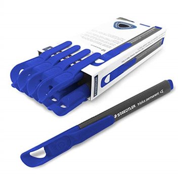 Marcatore Indelebile Blu Staedtler Triplus Punta Tonda 1/2mm