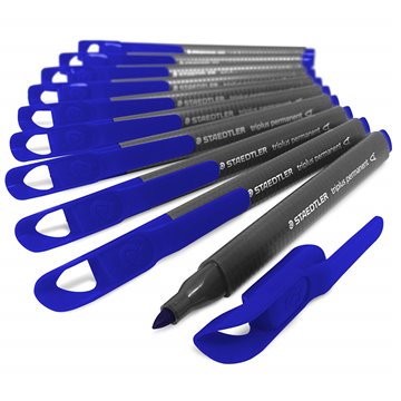 Marcatore Indelebile Blu Staedtler Triplus Punta Tonda 1/2mm