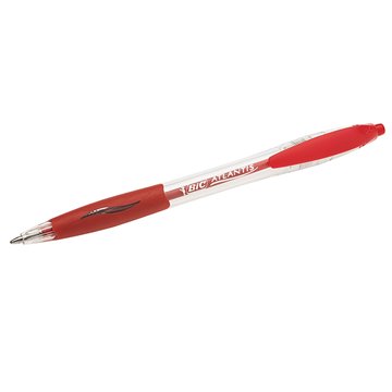 Penne Bic Atlantis Clik Soft Rossa 1mm