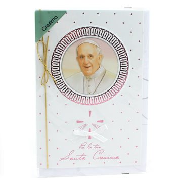 Biglietti Cresima Papa Francesco Cr3163