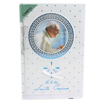 Biglietti Cresima Papa Francesco Cr3163