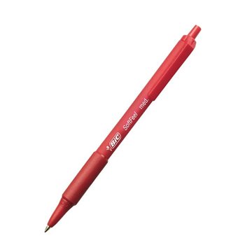 Penne Bic Soft Feel Scatto Rosse 837399