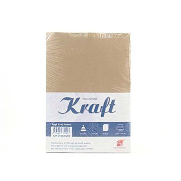 Fogli A4 Gr.90 Pz.50 Kraft Avana