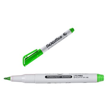 Marcatore Permanente 1.0mm Verde Fo-pm02 Flexoffice