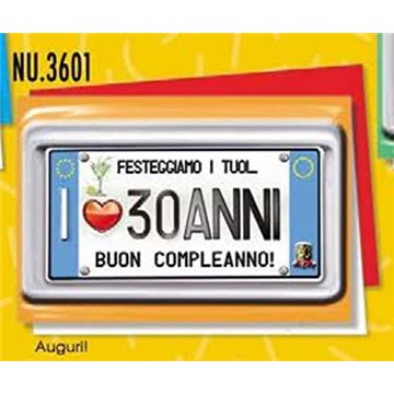 Biglietti Buon Compleanno 30 Anni Nu3601