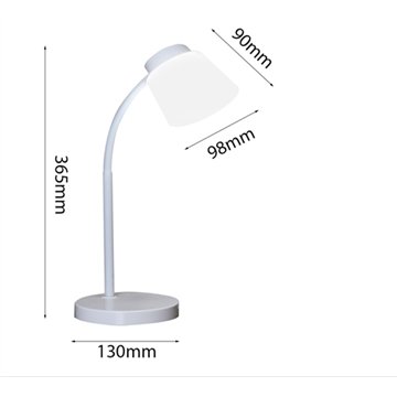 Lampada Da Tavolo 6w  Led Bianco