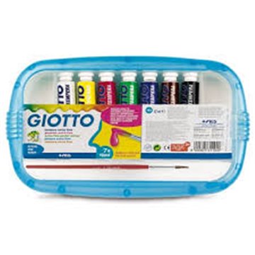 Tempera Giotto Tubo 4 12ml 7 Colori 303100