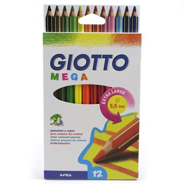 Pastelli Giotto Mega 12 225600