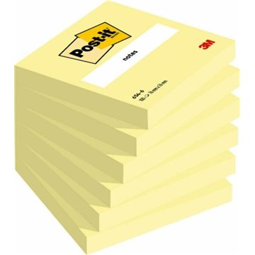 Post-it 654-6 3m 76x76 7100090808