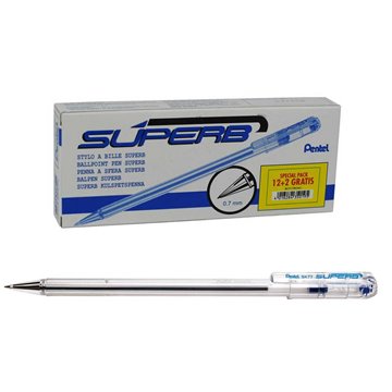 Penne Superb Blu Pentel Pz.14 Bk77-a-pro