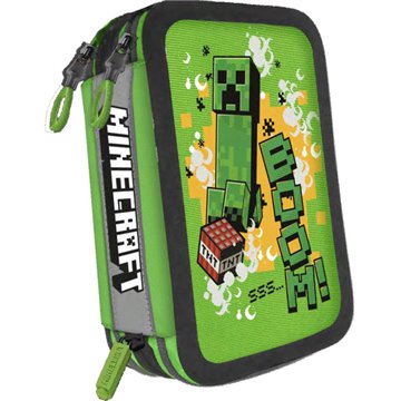 Astuccio Corredo 3 Zip Jolly Minecraft 72540