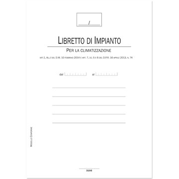 Libretto Impianti Climatizzazione 44 Pg Du3193000