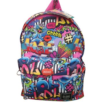 Zaino Americano Delbag Graffiti 12545