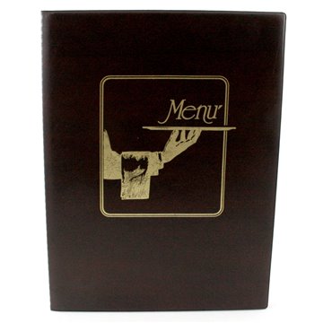 Porta Menu' 21x30 2 Buste + 2 Tasche