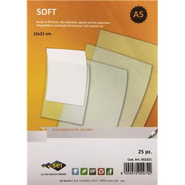 Buste A Sacca Soft 15x21 Pz.25