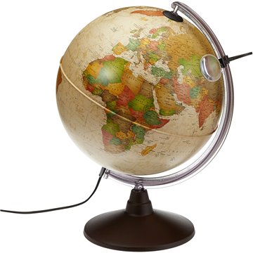 Globi Mappamondo Nova Rico Marco Polo Diametro 30cm Marrone Plastica