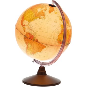 Globi Mappamondo Nova Rico Marco Polo Diametro 30cm Marrone Plastica