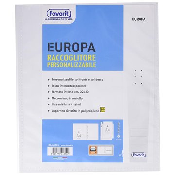 Raccoglitore Pers Europa 22x30 4d H30 Bia 100460463