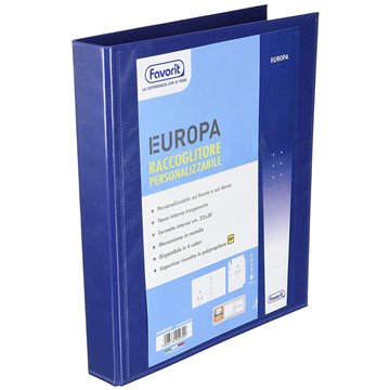 Raccoglitore Pers Europa 22x30 4d H30 Blu 100460466