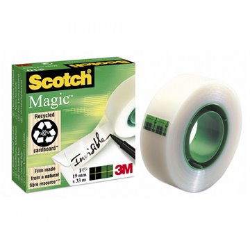 Scotch Magic Type 3m 810 Nastro Adesivo Trasparente Inscrivibile 19x33mm Opaca 7100054673