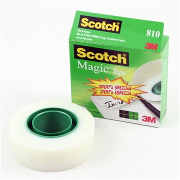 Scotch Magic Type 3m 810 Nastro Adesivo Trasparente Inscrivibile 19x33mm Opaca 7100054673