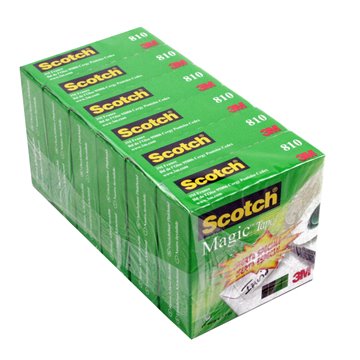 Scotch Magic Type 3m 810 Nastro Adesivo Trasparente Inscrivibile 19x33mm Opaca 7100054673