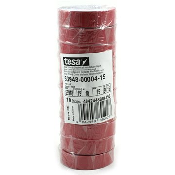 Nastri Adesivi Isolanti 10x15 Rosso Professionale Autoestinguente 53948-00004-07