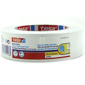 Nastri Adesivi Telati 25x38 Bianco 56359-00001-00 25metri X 38mm