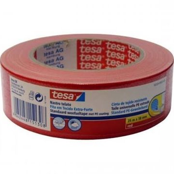 Nastri Adesivi Telati 25x38 Rosso 56359-00003-00 25metri X 38mm