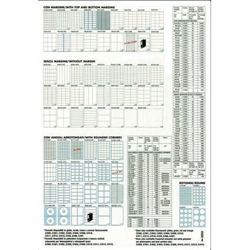 Etichette Multiuso A4  R305 D.40 100 Ff