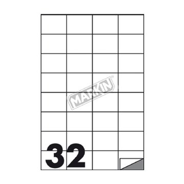 Etichette Multiuso C543 52,5x37 100 100 Fogli