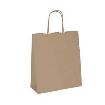 Shopper Carta Biokraft Avana 24x11x35 Neutro Cordino 067051