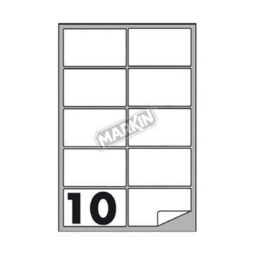 Etichette Multiuso A4 A445 99,6x57