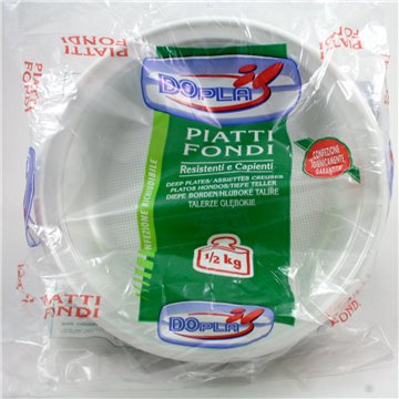 Piatti Fondi Dopla Bianchi D.220 Gr.500