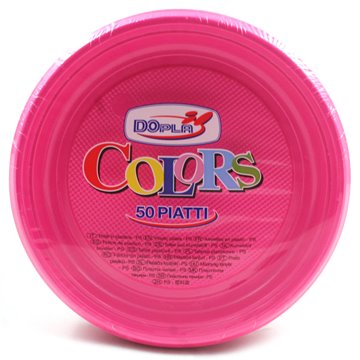 Piattini Dopla Pz.50 Fucsia