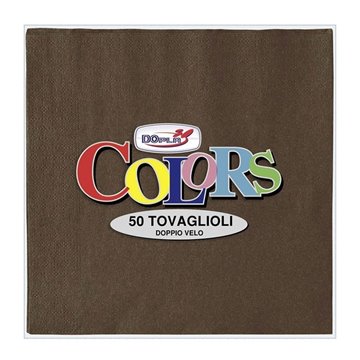 Tovaglioli Dopla 33x33 Pz.50 Chocolate