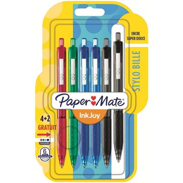 Paper Mate Penne Inkjoy 300rt 4+2 Colori Assortiti