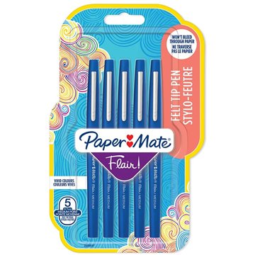 Paper Mate Penne Flair Original Blu Confezioni Da 5