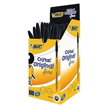 Penne Bic Cristal Fine Nere 872731