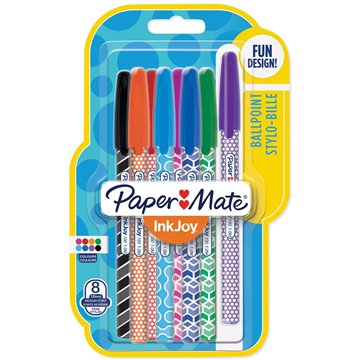 Paper Mate Inkjoy Wrap Assortiti Confezione Da 8 Penne