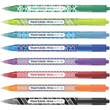 Paper Mate Penne Inkjoy Wrap 100rt 8 Penne Colori Assortiti