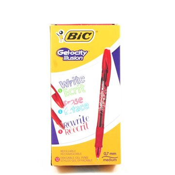 Penne Bic Gel-ocity Illusion Rosse 943442