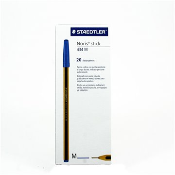 Penne Sfera Staedtler Noris Stick 434 Blu 03