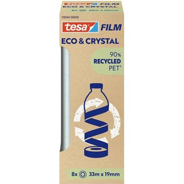 Tesafilm Eco&crystal?33x19 59044-00000-00 Eco & Crystal Trasparente 33 M X 19 Mm